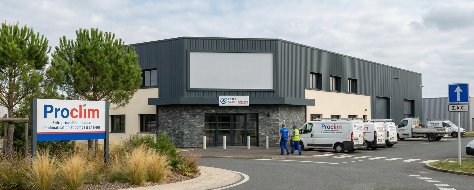 Extérieur entrepôt Proclim Bordeaux